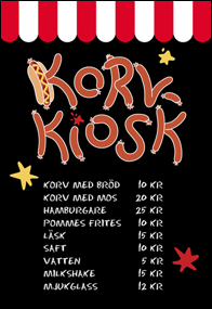 Poster - Korvkiosk