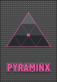 Kub Pyraminx rosa