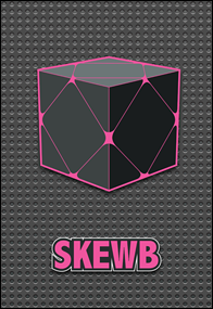 Kub Skewb rosa